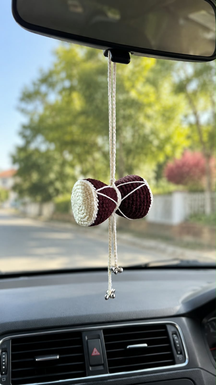 Mahadev Damru Car Mirror Hanging Ornament